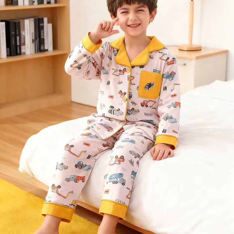 Little Dreamers Cotton Pajama Set – Soft & Comfy Nightwear