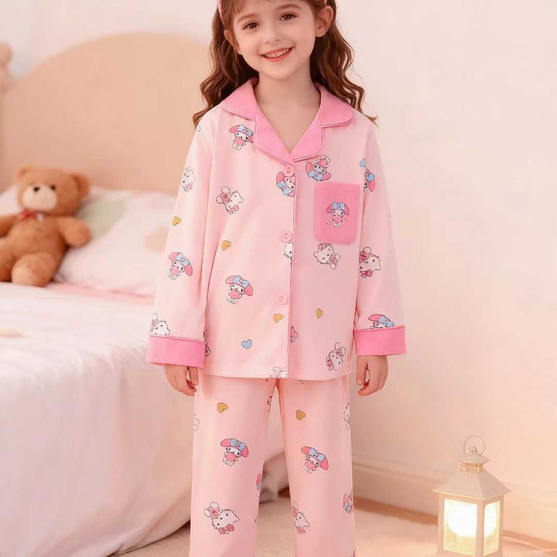 Cozy Cotton Baby Outfit – Cute Print Pajama Set