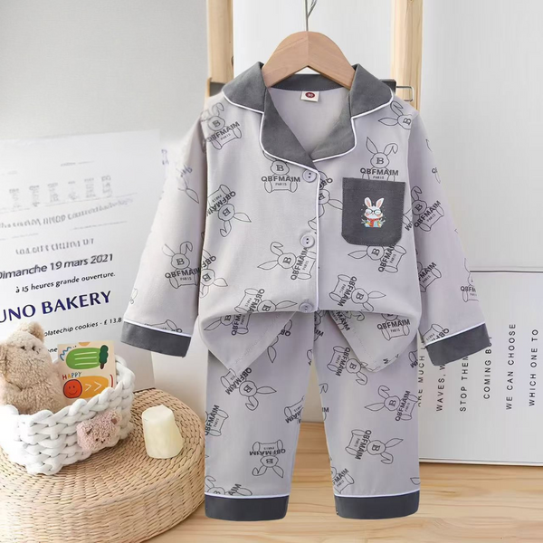 Little Stars Cotton Pajamas – Fun Nightwear for Babies