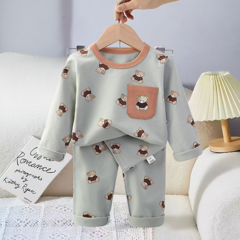 Playful Baby Pajamas – Soft Cotton Nightwear Set