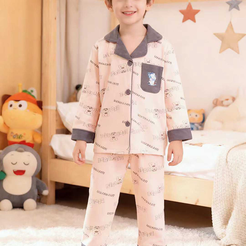 Baby Boys & Girls Night Suit – Soft Cotton Sleepwear with Cute Cartoon Design